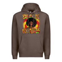 Coffee Black queen juneteenth Premium Hoodie - Zillion Design Studio