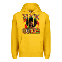 Lemon Black queen juneteenth Premium Hoodie - Zillion Design Studio