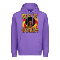 Purple Black queen juneteenth Premium Hoodie - Zillion Design Studio