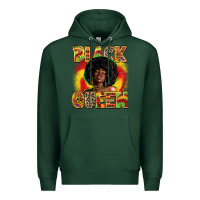 Sports Green Black queen juneteenth Premium Hoodie - Zillion Design Studio
