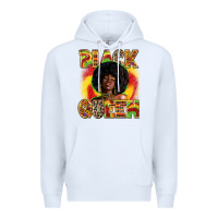 White Black queen juneteenth Premium Hoodie - Zillion Design Studio