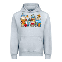 Heather Grey art teacher coffee cups Urban Hoodie - Zillion Design Studio