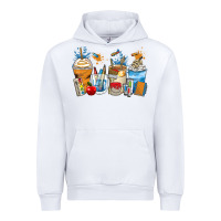 White art teacher coffee cups Urban Hoodie - Zillion Design Studio