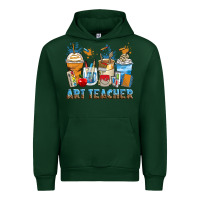 Forest Green art teacher coffee cups Urban Hoodie - Zillion Design Studio