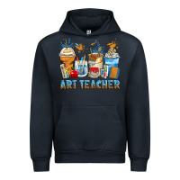 Navy art teacher coffee cups Urban Hoodie - Zillion Design Studio
