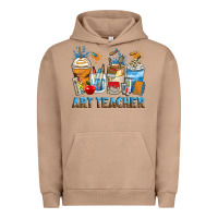 Pigment Burro art teacher coffee cups Urban Hoodie - Zillion Design Studio
