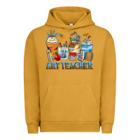 Pigment Peanut Butter art teacher coffee cups Urban Hoodie - Zillion Design Studio