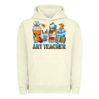 Pigment Pistachio art teacher coffee cups Urban Hoodie - Zillion Design Studio