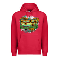 Cardinal Pennsylvania State Map Premium Hoodie - RanaPortraitStore