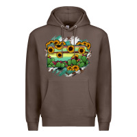 Coffee Pennsylvania State Map Premium Hoodie - RanaPortraitStore