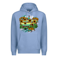 Colony Blue Pennsylvania State Map Premium Hoodie - RanaPortraitStore