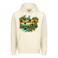 Sandshell Pennsylvania State Map Premium Hoodie - RanaPortraitStore
