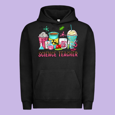 Science Teacher Coffee Cups Urban Hoodie Designed By Zillion Design Studio