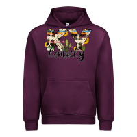 Mauve Wine kentucky state cowhide serape cactus Urban Hoodie - RanaPortraitStore