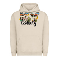 Pigment French Oak kentucky state cowhide serape cactus Urban Hoodie - RanaPortraitStore