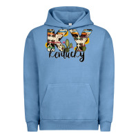 Pigment Pebble Blue kentucky state cowhide serape cactus Urban Hoodie - RanaPortraitStore
