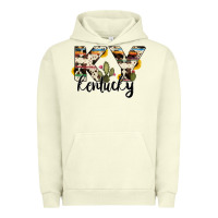 Pigment Pistachio kentucky state cowhide serape cactus Urban Hoodie - RanaPortraitStore