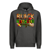 Charcoal Heather Black Teacher magic juneteenth Premium Hoodie - Zillion Design Studio