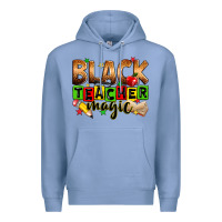 Colony Blue Black Teacher magic juneteenth Premium Hoodie - Zillion Design Studio