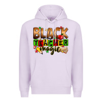 Lilac Black Teacher magic juneteenth Premium Hoodie - Zillion Design Studio