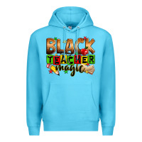 Ocean Blue Black Teacher magic juneteenth Premium Hoodie - Zillion Design Studio