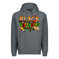 Rock Black Teacher magic juneteenth Premium Hoodie - Zillion Design Studio