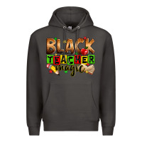 Smoke Black Teacher magic juneteenth Premium Hoodie - Zillion Design Studio