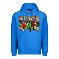True Royal Black Teacher magic juneteenth Premium Hoodie - Zillion Design Studio