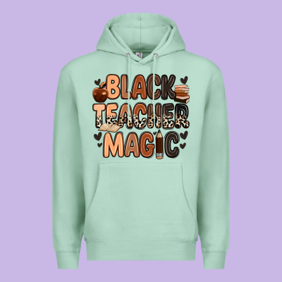 Black Teacher Magic Juneteenth Premium Hoodie Designed By Zillion Design Studio