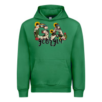 Emerald georgia state cowhide serape cactus Urban Hoodie - RanaPortraitStore