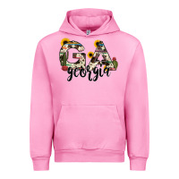 Fuchsia Pink georgia state cowhide serape cactus Urban Hoodie - RanaPortraitStore