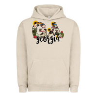 Pigment French Oak georgia state cowhide serape cactus Urban Hoodie - RanaPortraitStore