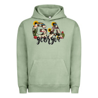 Pigment Oil Green georgia state cowhide serape cactus Urban Hoodie - RanaPortraitStore