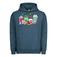 Pigment Midnight Navy science teacher coffee cups Urban Hoodie - Zillion Design Studio