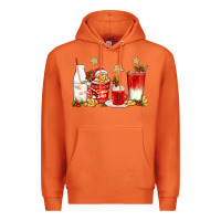 Carrot santa fuel coffee cups Premium Hoodie - texasbilliewilder