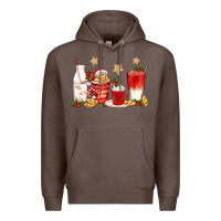 Coffee santa fuel coffee cups Premium Hoodie - texasbilliewilder