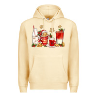 Pina Colada santa fuel coffee cups Premium Hoodie - texasbilliewilder