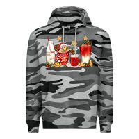 Slate Camo santa fuel coffee cups Premium Hoodie - texasbilliewilder