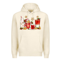 Tofu santa fuel coffee cups Premium Hoodie - texasbilliewilder