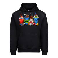 Black p.e. teacher coffee cups Urban Hoodie - Zillion Design Studio