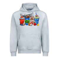 Heather Grey p.e. teacher coffee cups Urban Hoodie - Zillion Design Studio