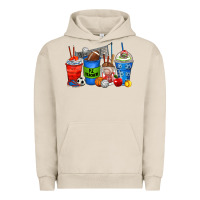 Pigment French Oak p.e. teacher coffee cups Urban Hoodie - Zillion Design Studio