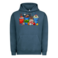 Pigment Midnight Navy p.e. teacher coffee cups Urban Hoodie - Zillion Design Studio