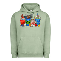Pigment Oil Green p.e. teacher coffee cups Urban Hoodie - Zillion Design Studio