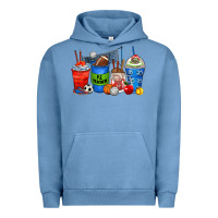 Pigment Pebble Blue p.e. teacher coffee cups Urban Hoodie - Zillion Design Studio
