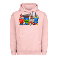 Pigment Salmon p.e. teacher coffee cups Urban Hoodie - Zillion Design Studio