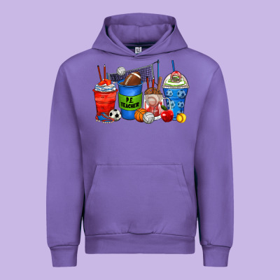 P.e. Teacher Coffee Cups Urban Hoodie Designed By Zillion Design Studio