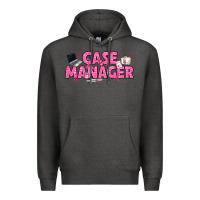 Charcoal Heather breast cancer case manager Premium Hoodie - texasbilliewilder