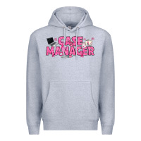 Heather Grey breast cancer case manager Premium Hoodie - texasbilliewilder