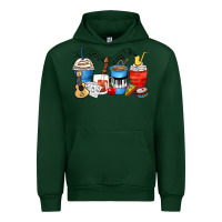 Forest Green music teacher coffee cups Urban Hoodie - Zillion Design Studio